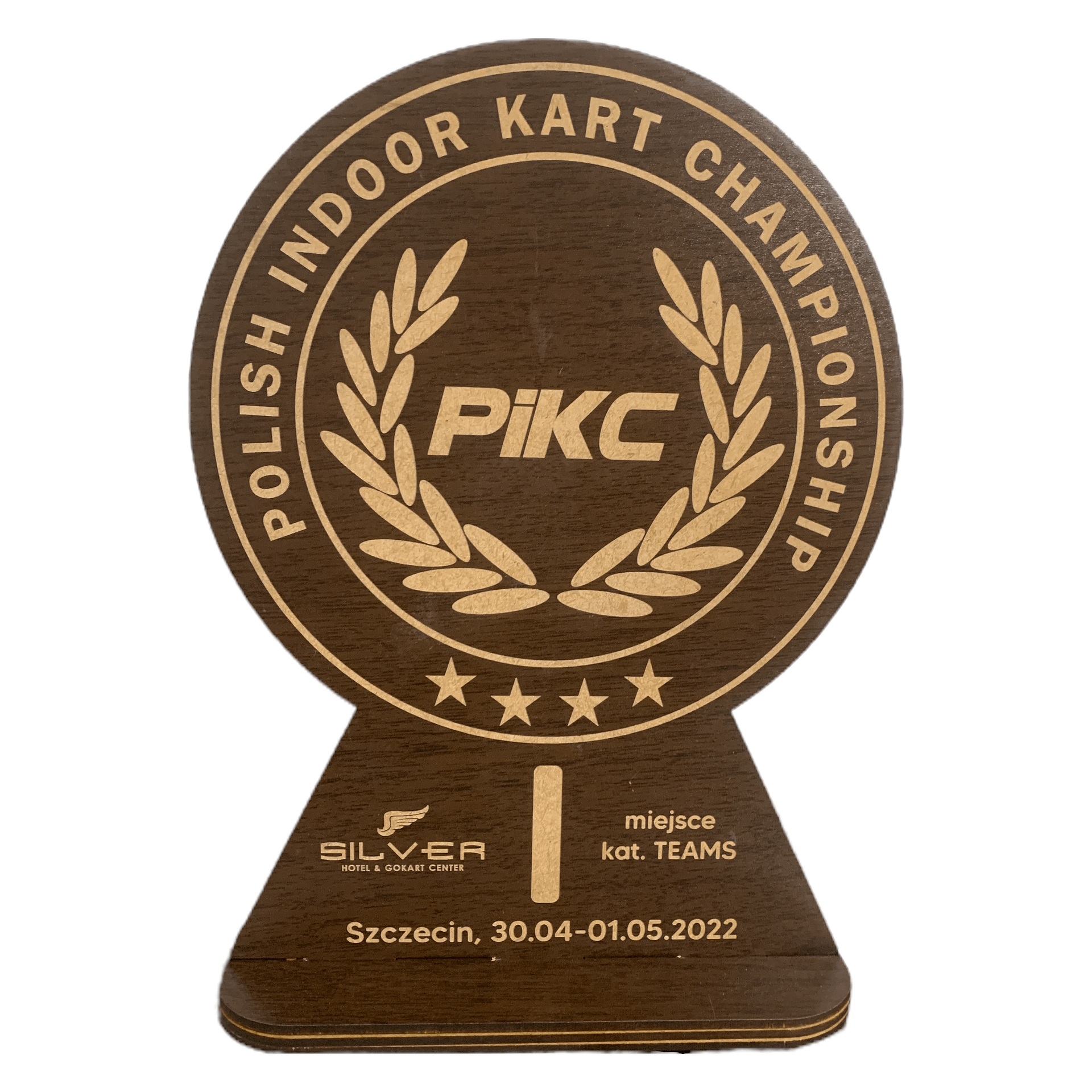 Statuetka z grawerem - Polish Indor Kart Champions (2)