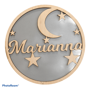 Koło z księżycem i gwiazdami Marianna